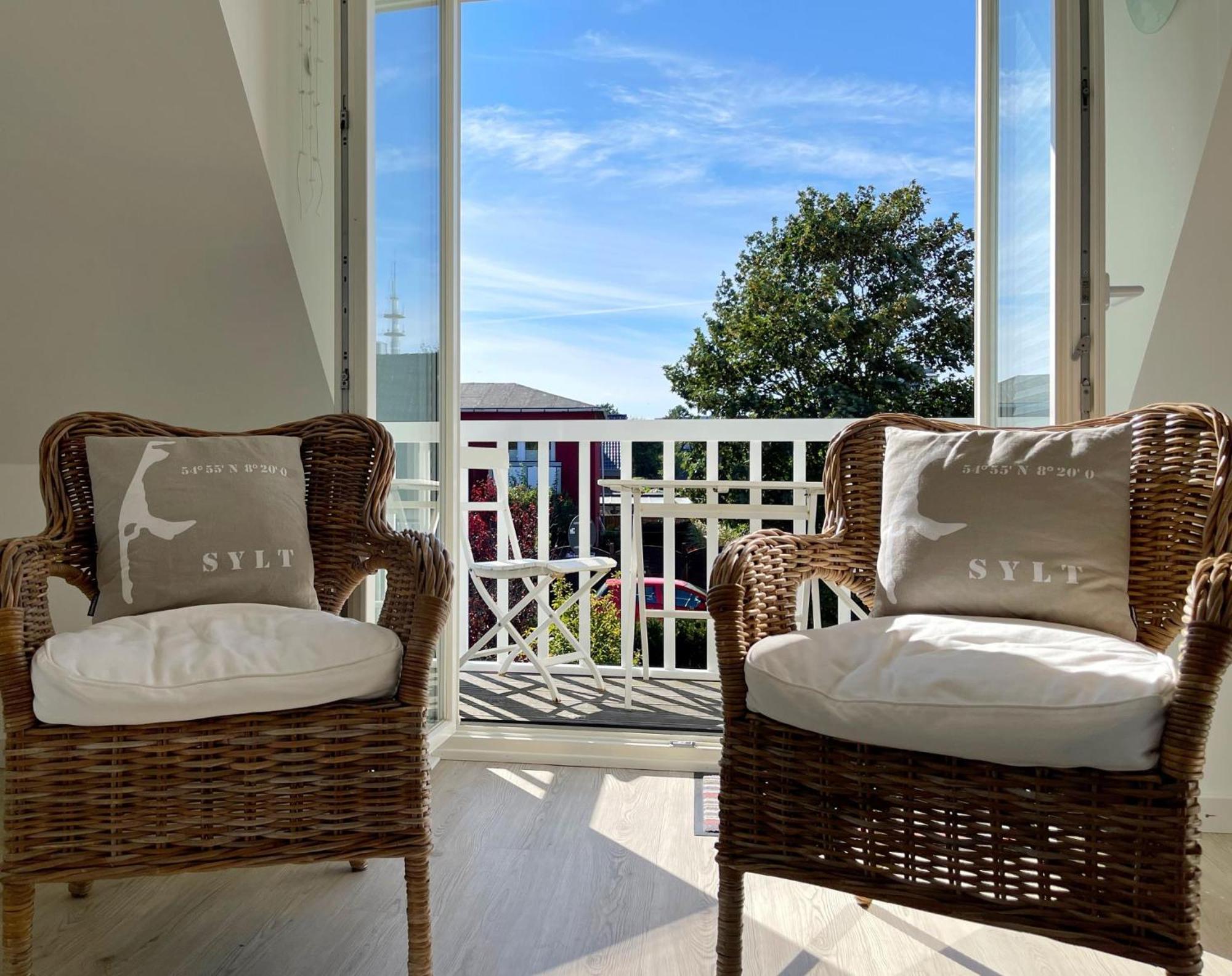 Haus Duenenrose App 2 Mit Balkon Apartment Westerland Bagian luar foto