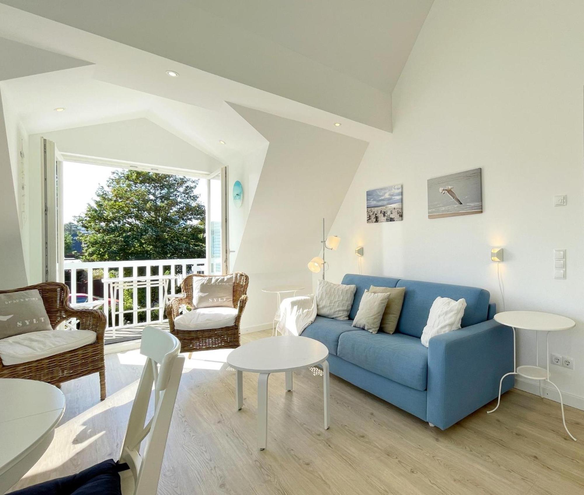 Haus Duenenrose App 2 Mit Balkon Apartment Westerland Bagian luar foto